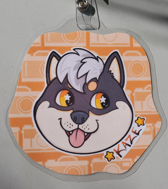 Headshot badge