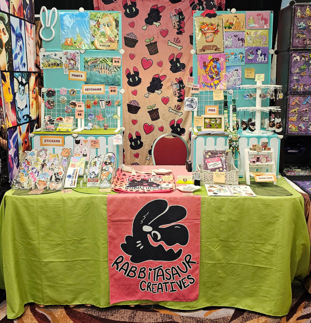 Golden State Fur Con 2025 - 6ft table