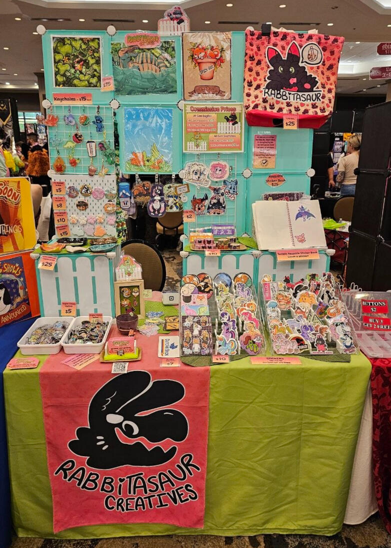 Texas Furry Fiesta AA 2026 - Half table